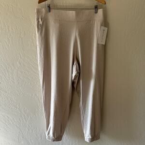 ATHLETA Womens Brooklyn Textured Jogger $98 NEW Size 22 Athleisure Pant Gorpcore